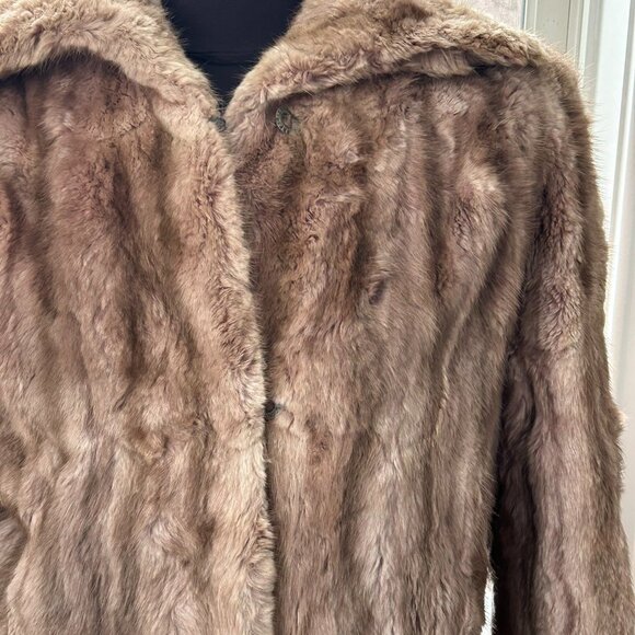 Vintage Kressel & Wolf Full Length Fur Coat - Women's Size Small - Picture 2 of 9